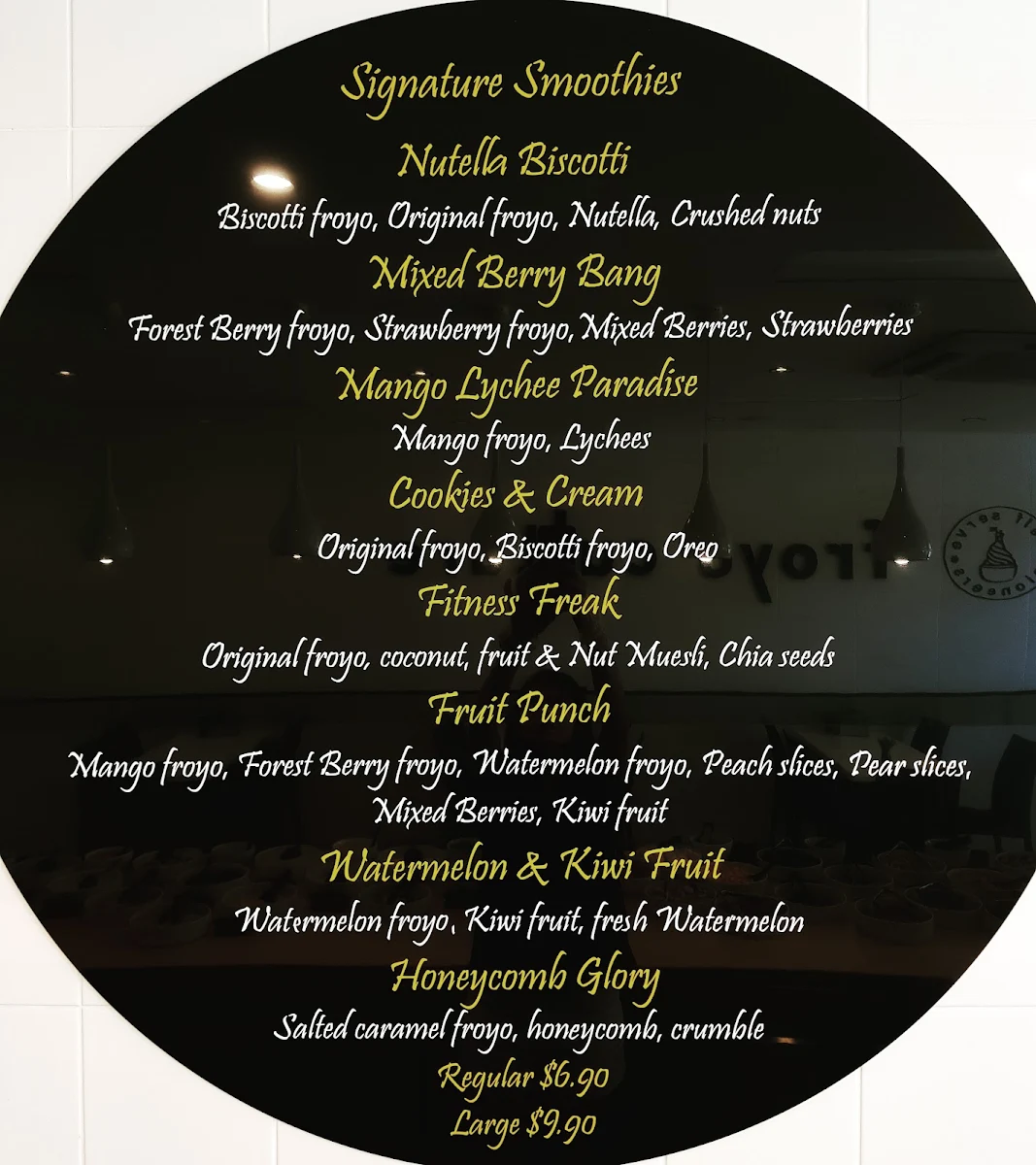 Menu, Froyo Culture
