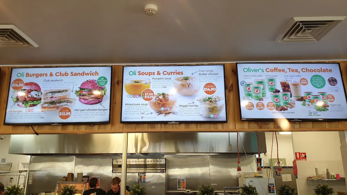 Menu, Oliver's - Gundagai