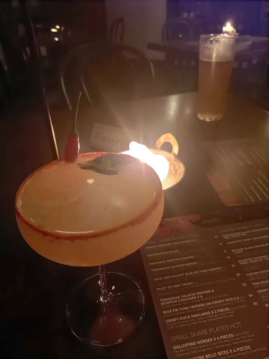 Menu, Mister D’Arcy