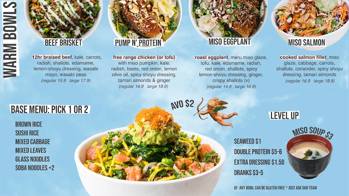 Menu, FISHBOWL - Prahran