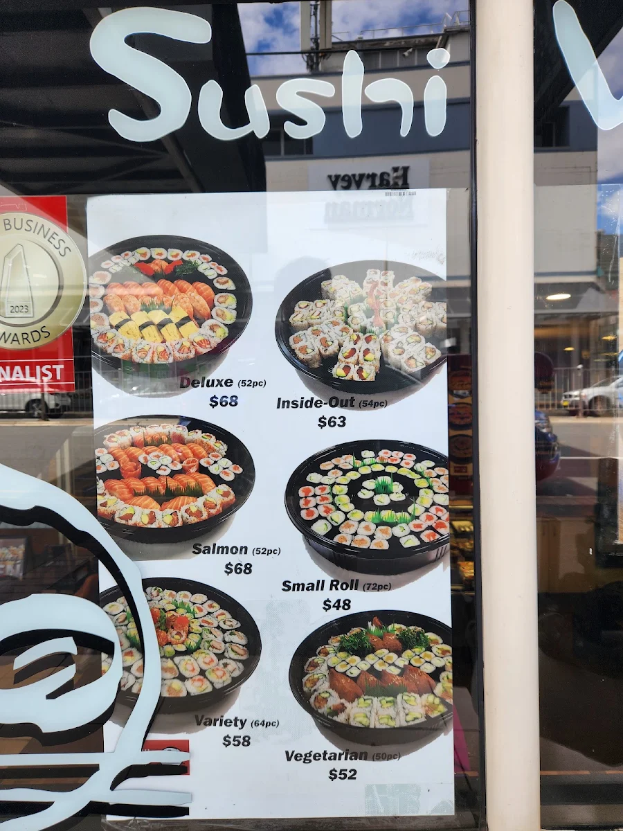 Menu, Sushi Village Gordon