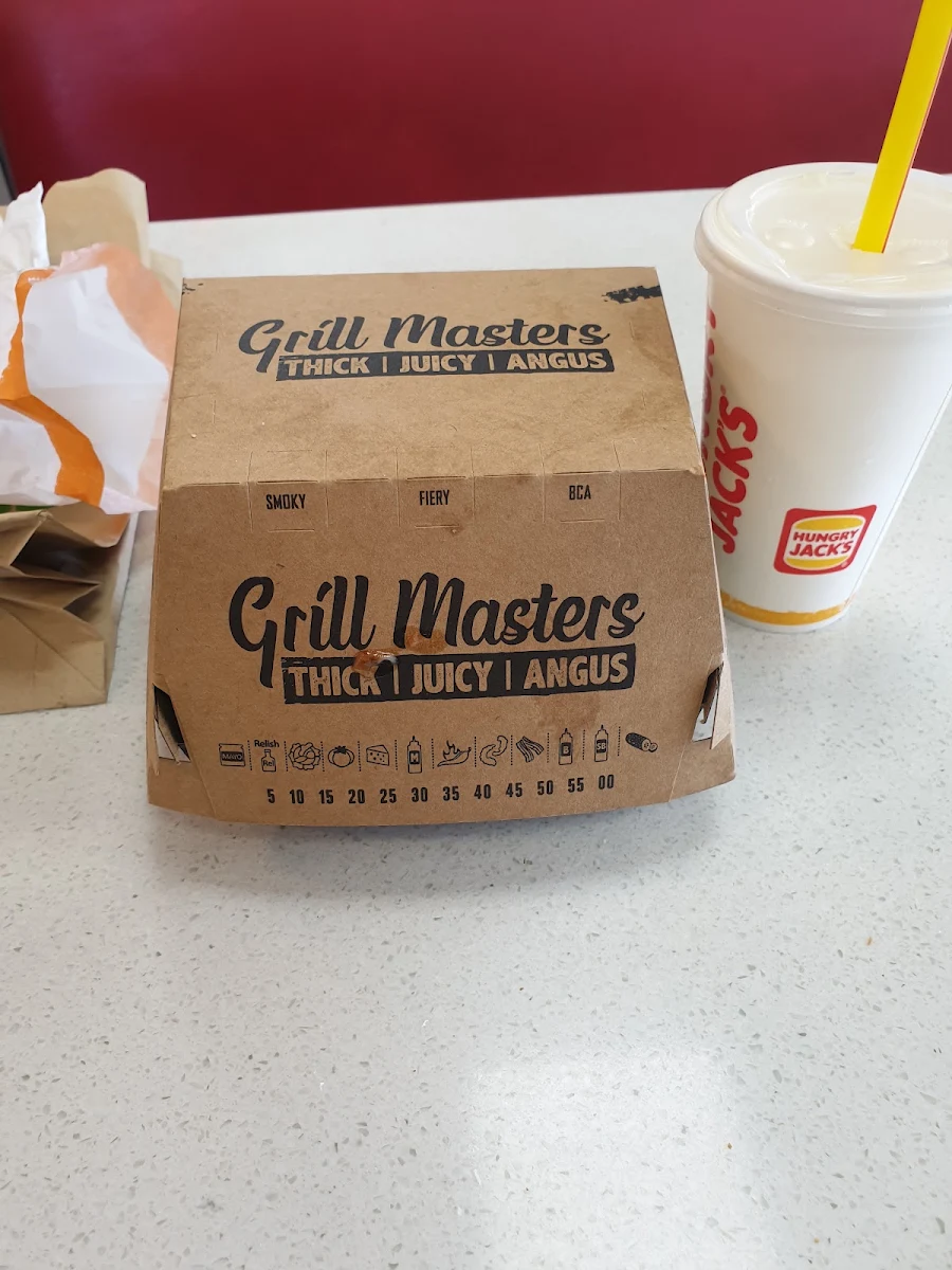 Menu, Hungry Jack's Burgers Tuggerah