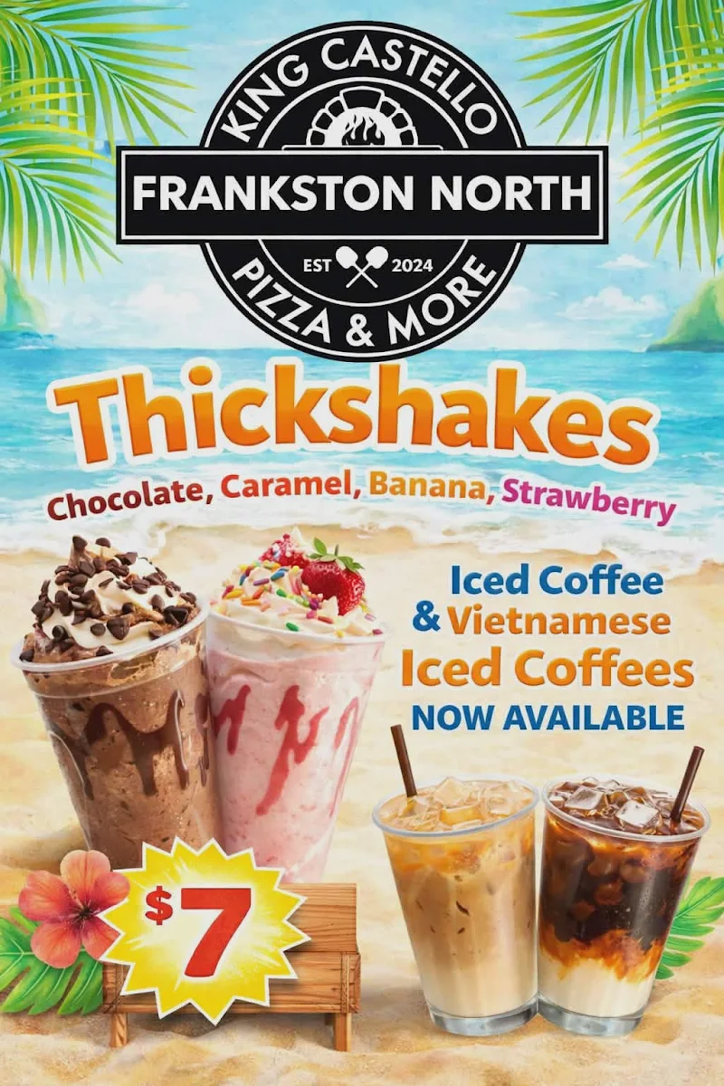 Menu, King Castello Frankston Pizza & More