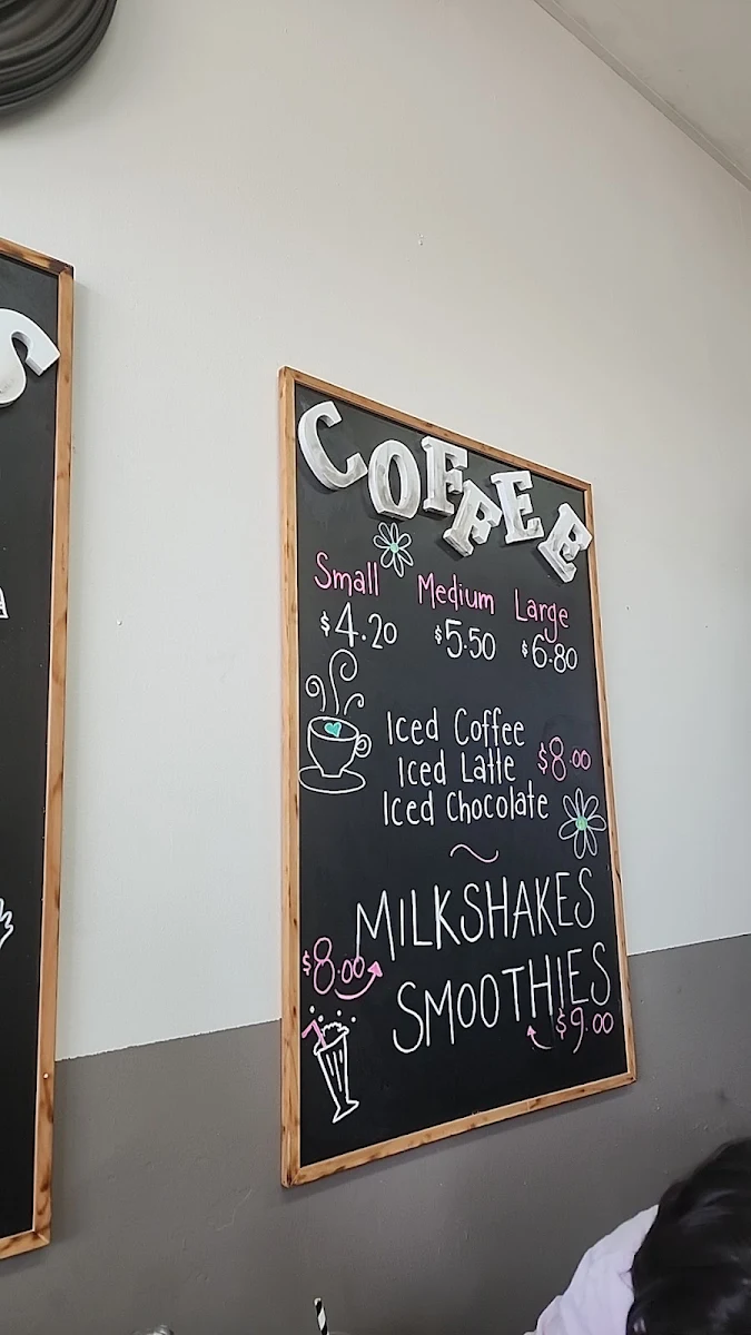 Menu, Sophie’s Cafe Restaurant Chelsea