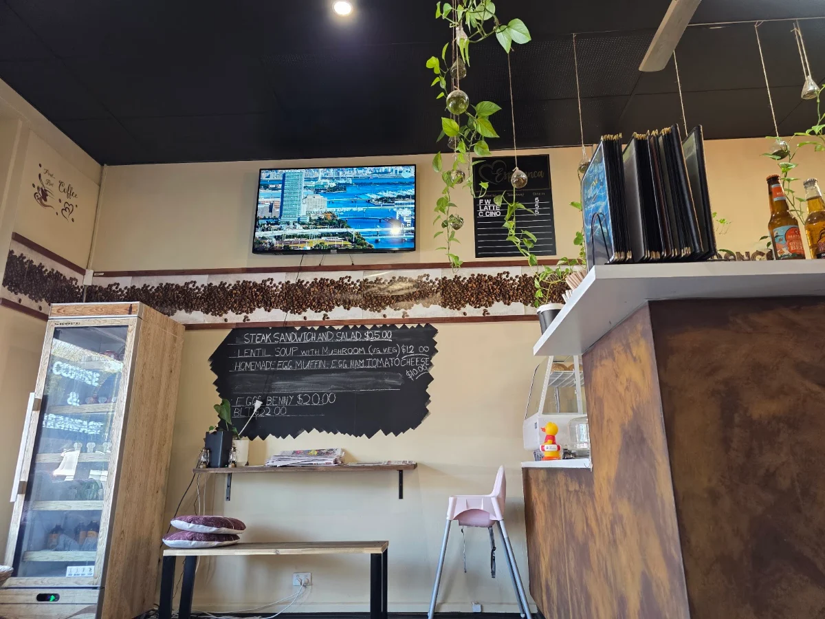 Menu, Esperanca cafe