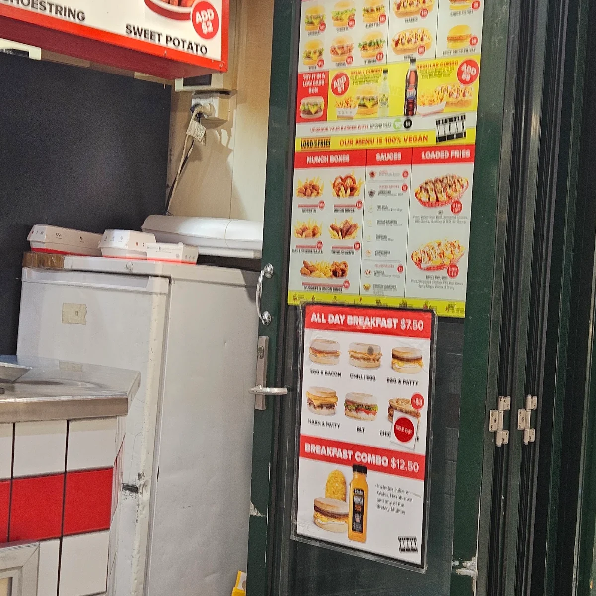 Menu, Lord of The Fries - Flinders Street