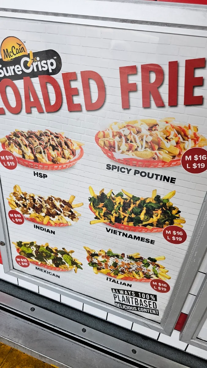 Menu, Lord of The Fries - Flinders Street