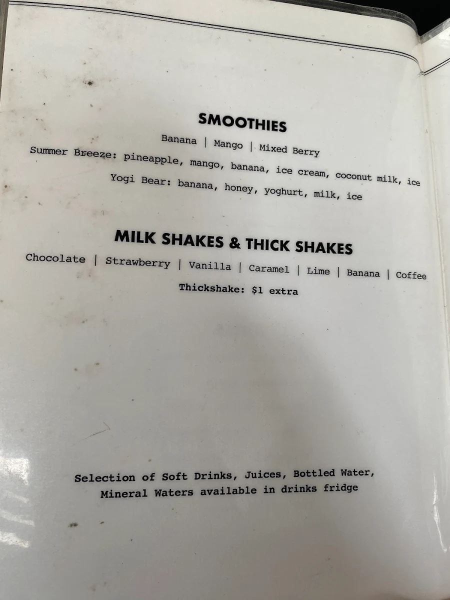 Menu, Emjays Birtinya