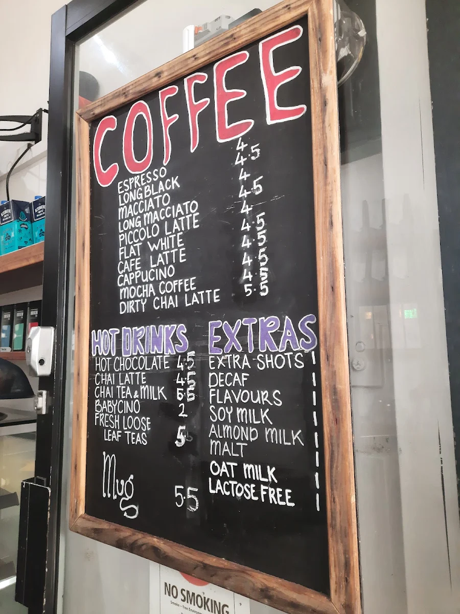 Menu, Double Shot Xpresso Cafe