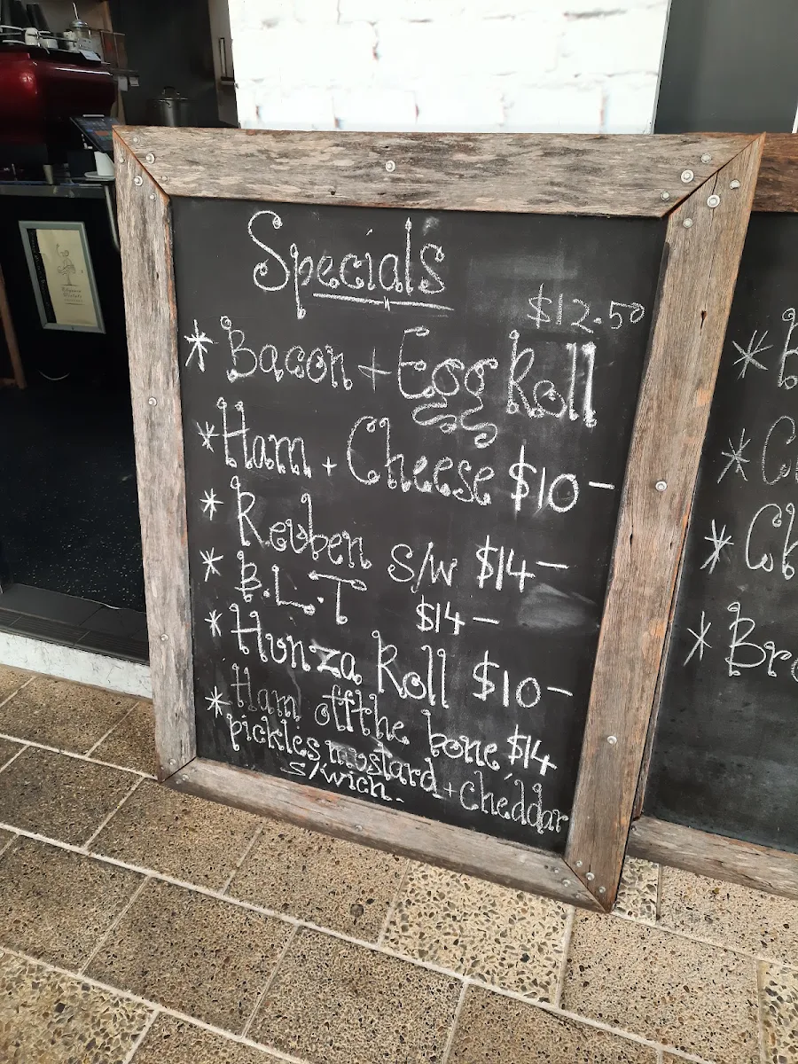 Menu, Double Shot Xpresso Cafe