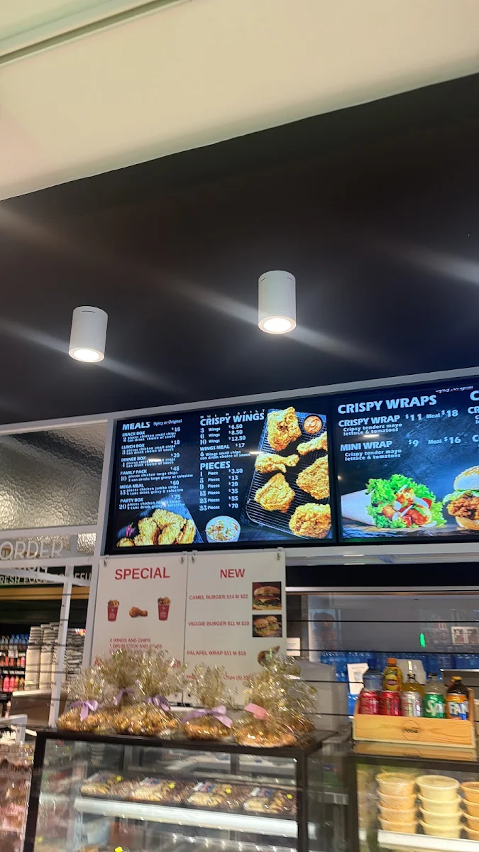 Menu, Extra Crispy Bp Bonnyrigg