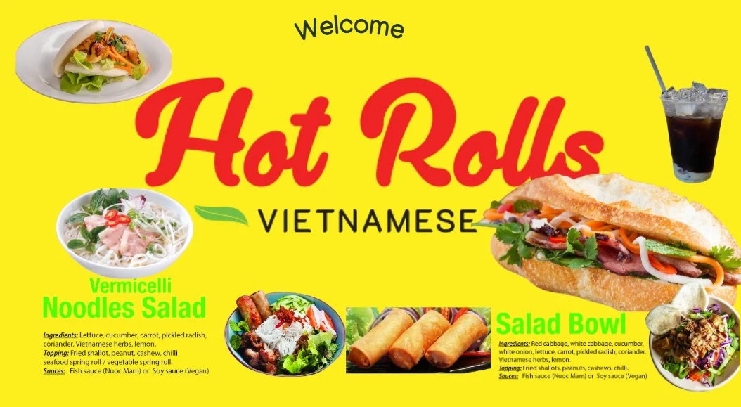 Menu, Hot Rolls Vietnamese