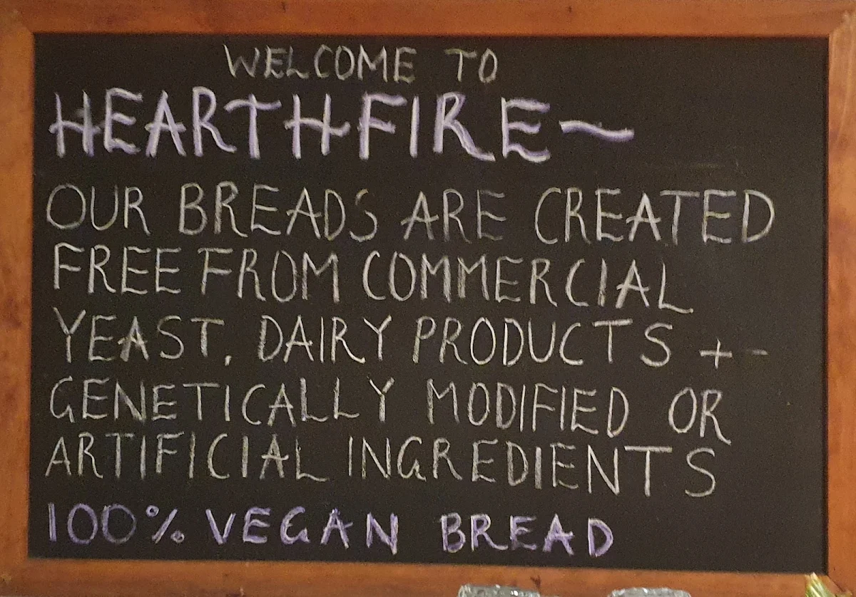 Menu, Hearthfire Sawtell