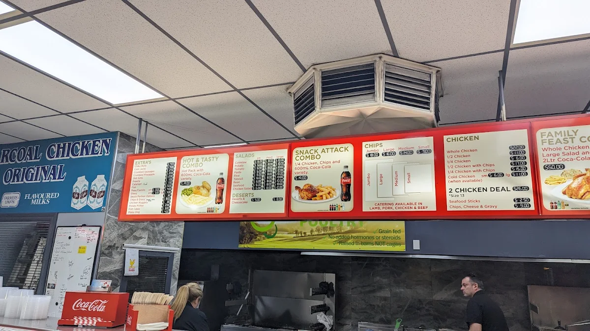 Menu, Original Charcoal Chicken