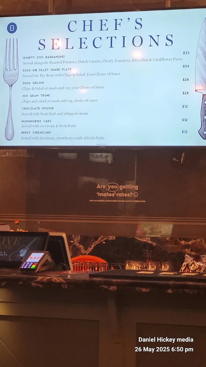 Menu, Eden Brewhouse