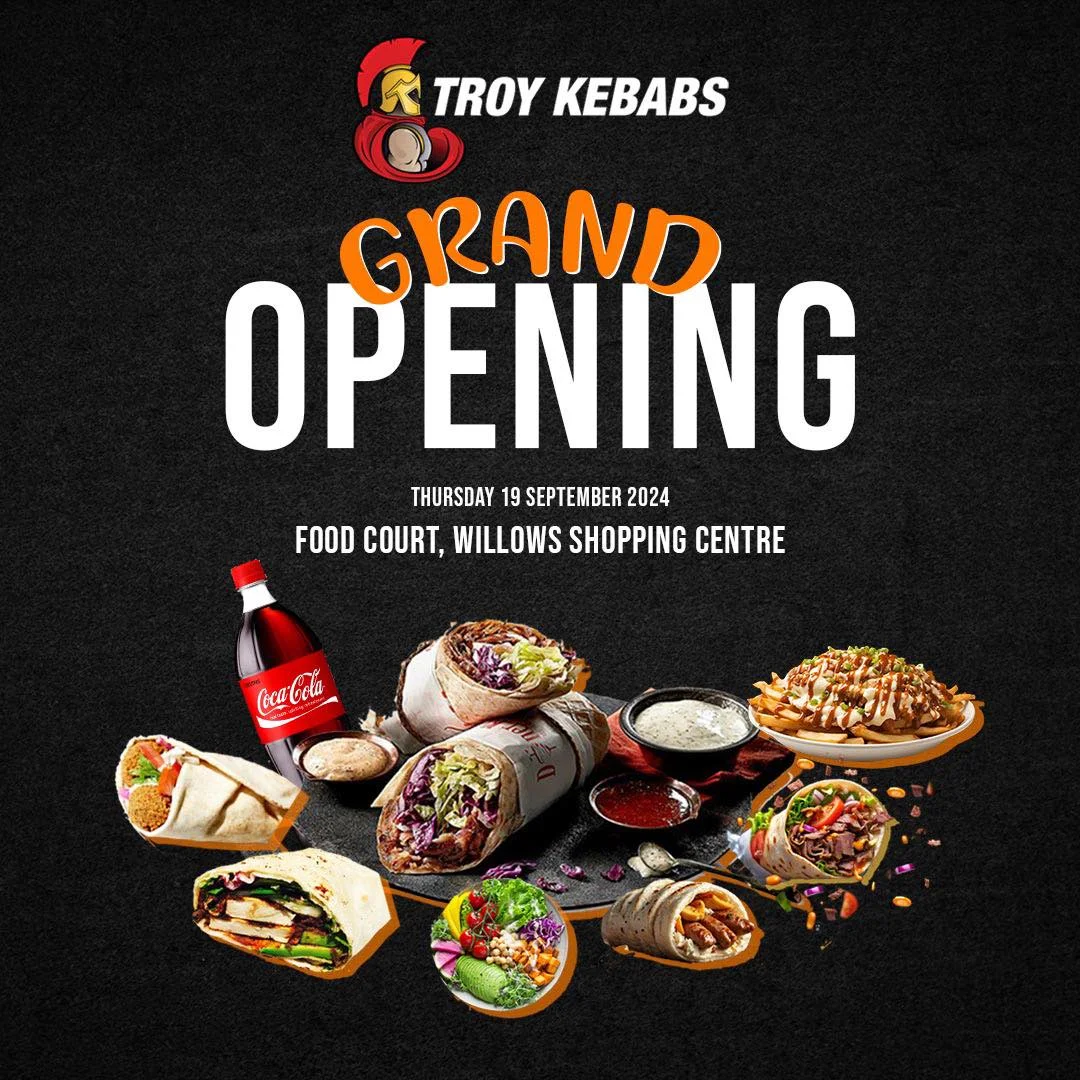 Menu, Troy Kebabs