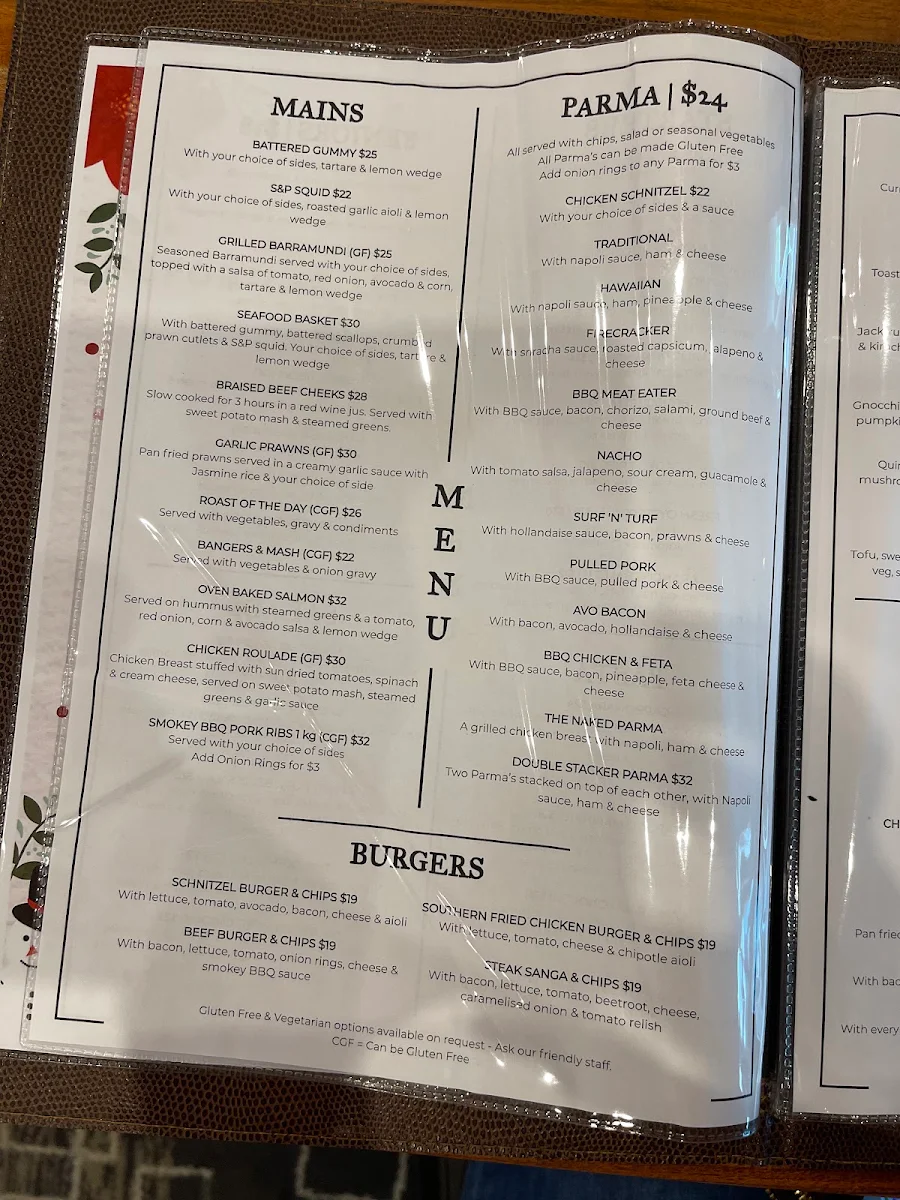 Menu, Sporting Legends