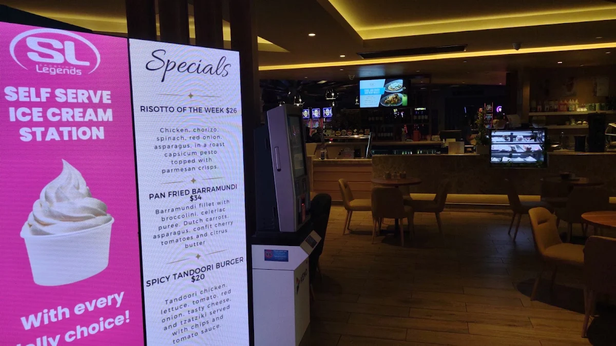 Menu, Sporting Legends