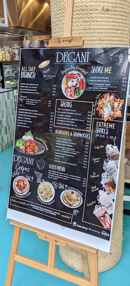 Menu, Degani Hope Island