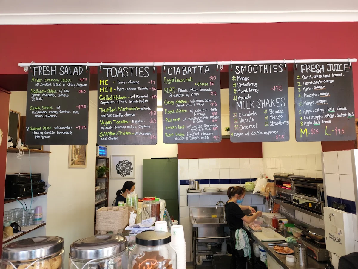 Menu, Boundary Espresso