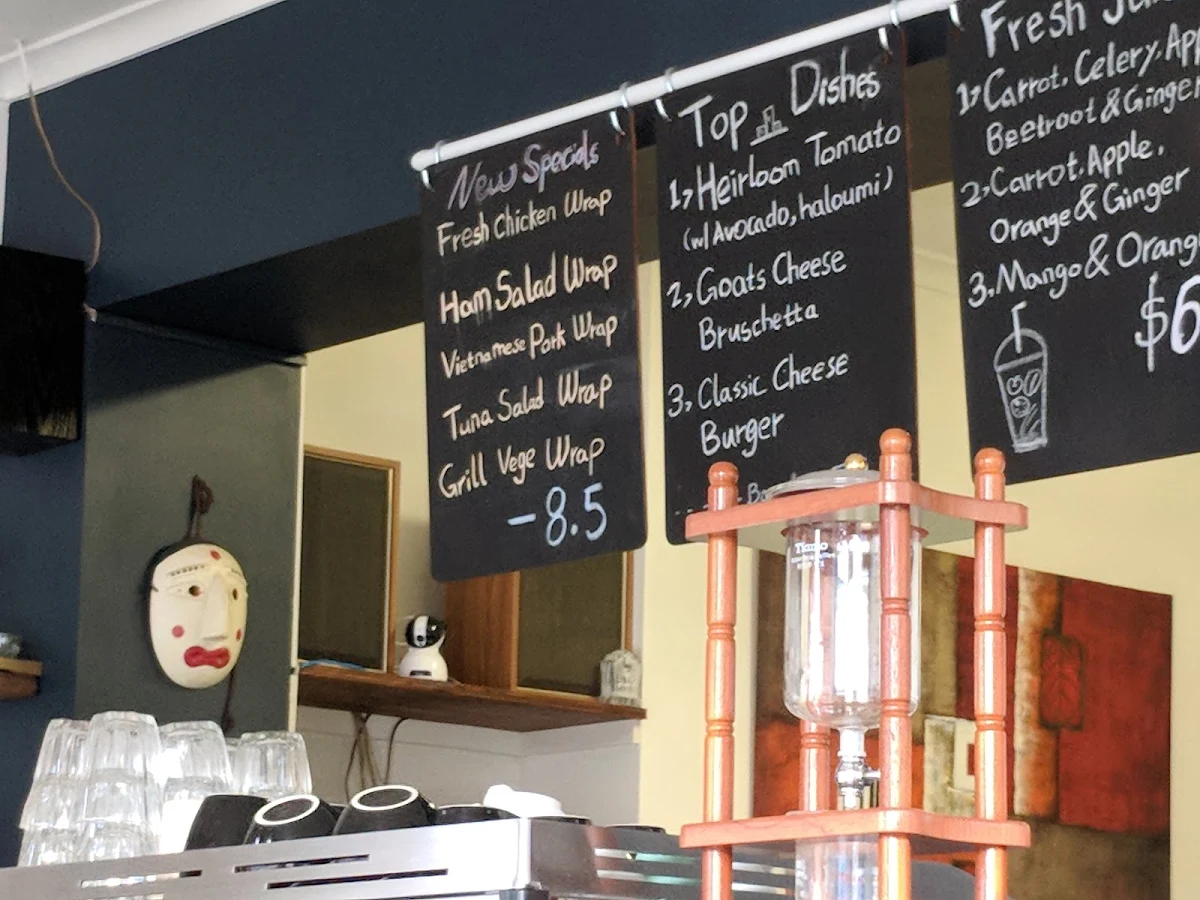 Menu, Boundary Espresso