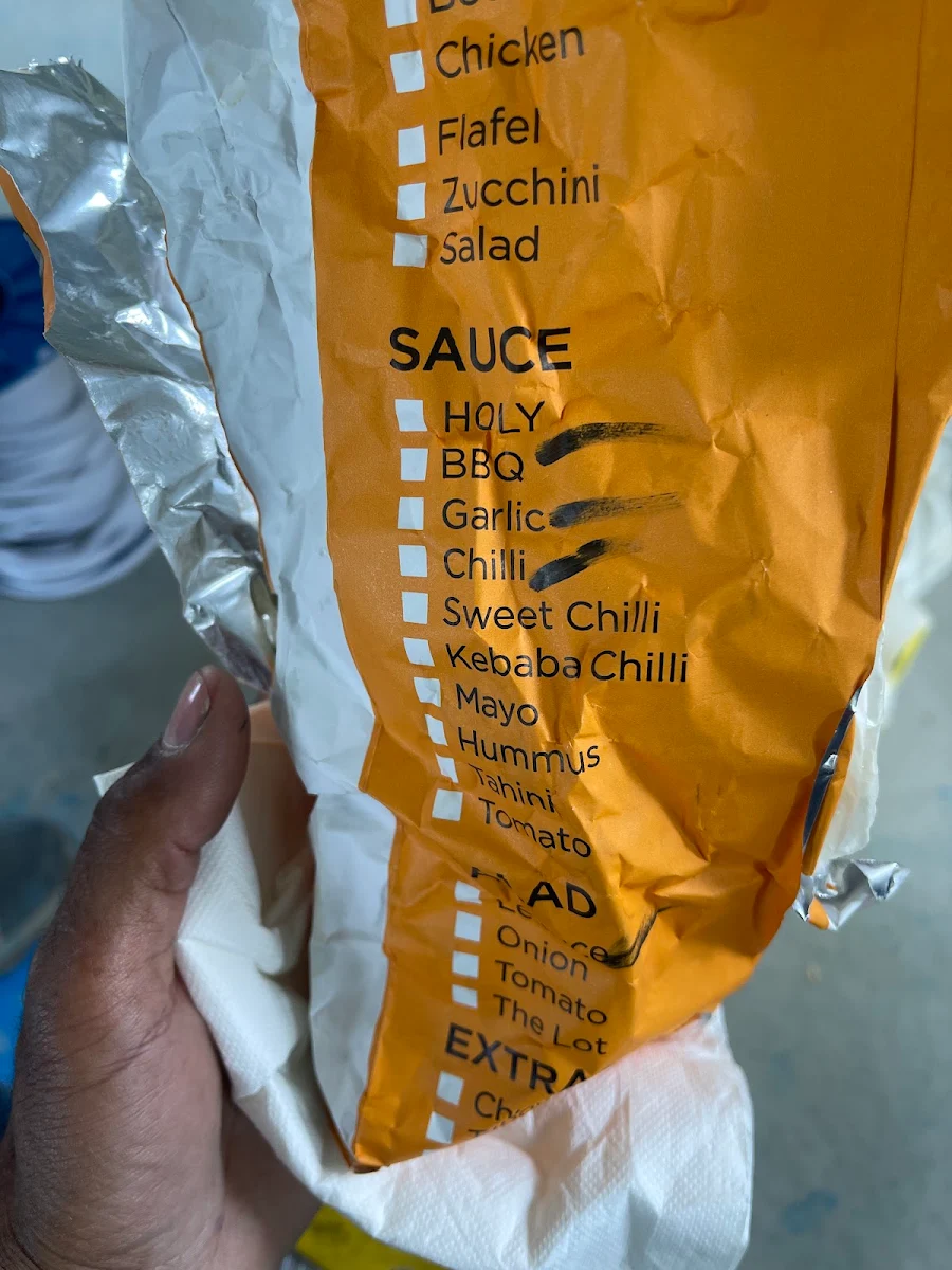 Menu, Kebaba
