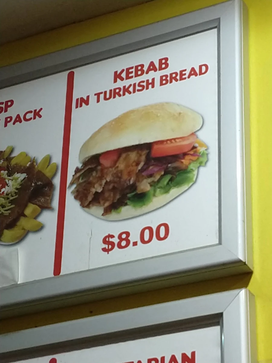Menu, Shah Kebabs