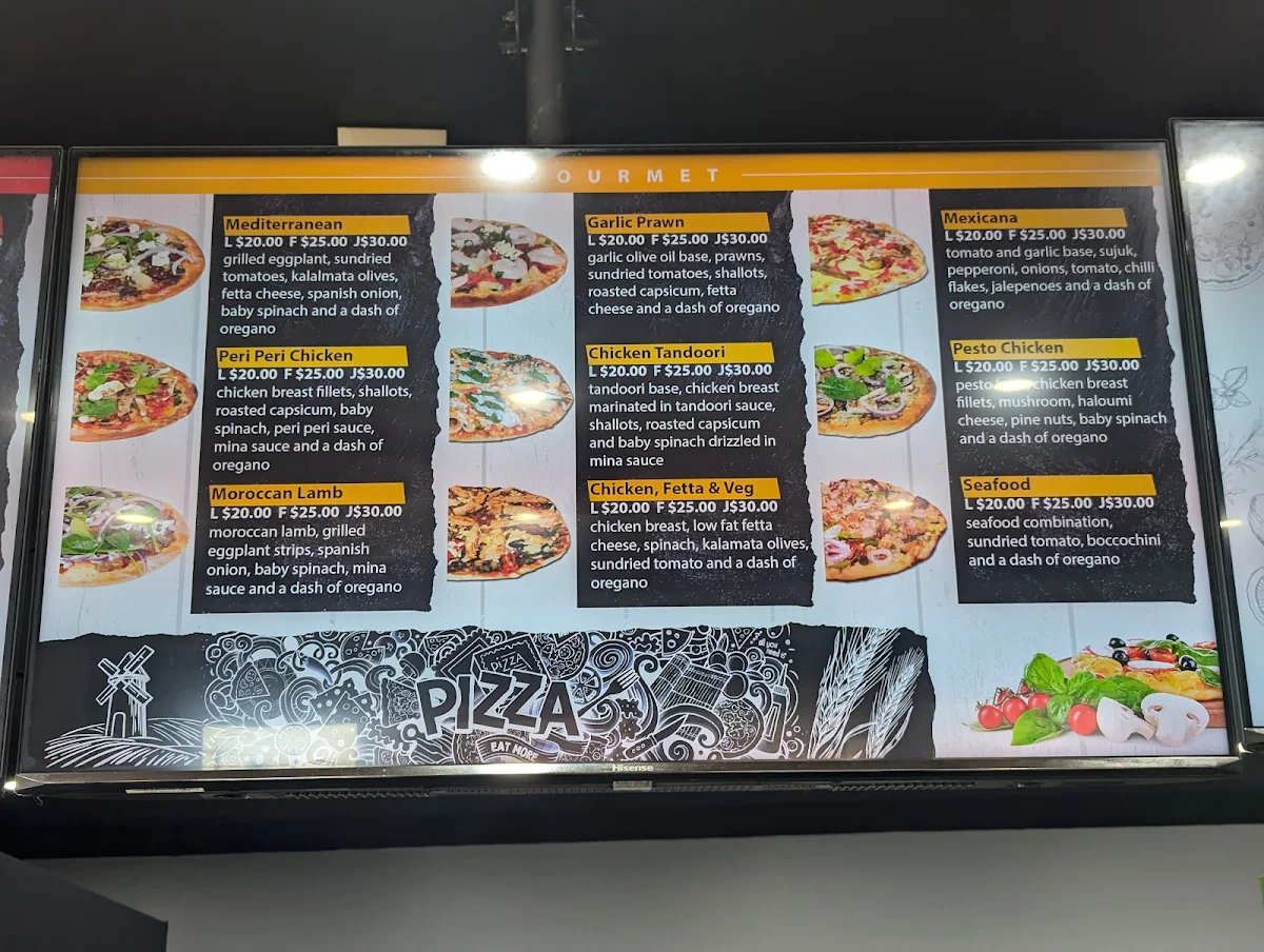 Menu, Mina Bakery