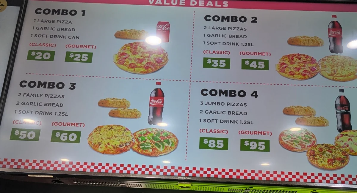 Menu, Mina Bakery