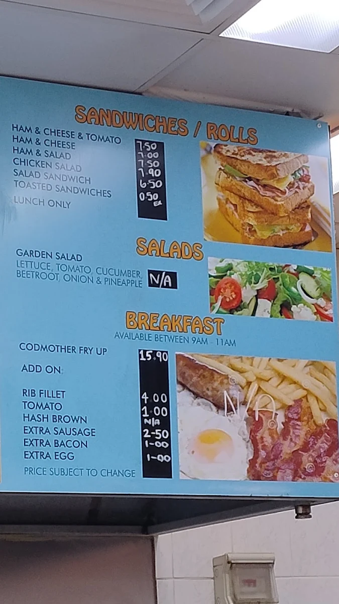 Menu, Codmother