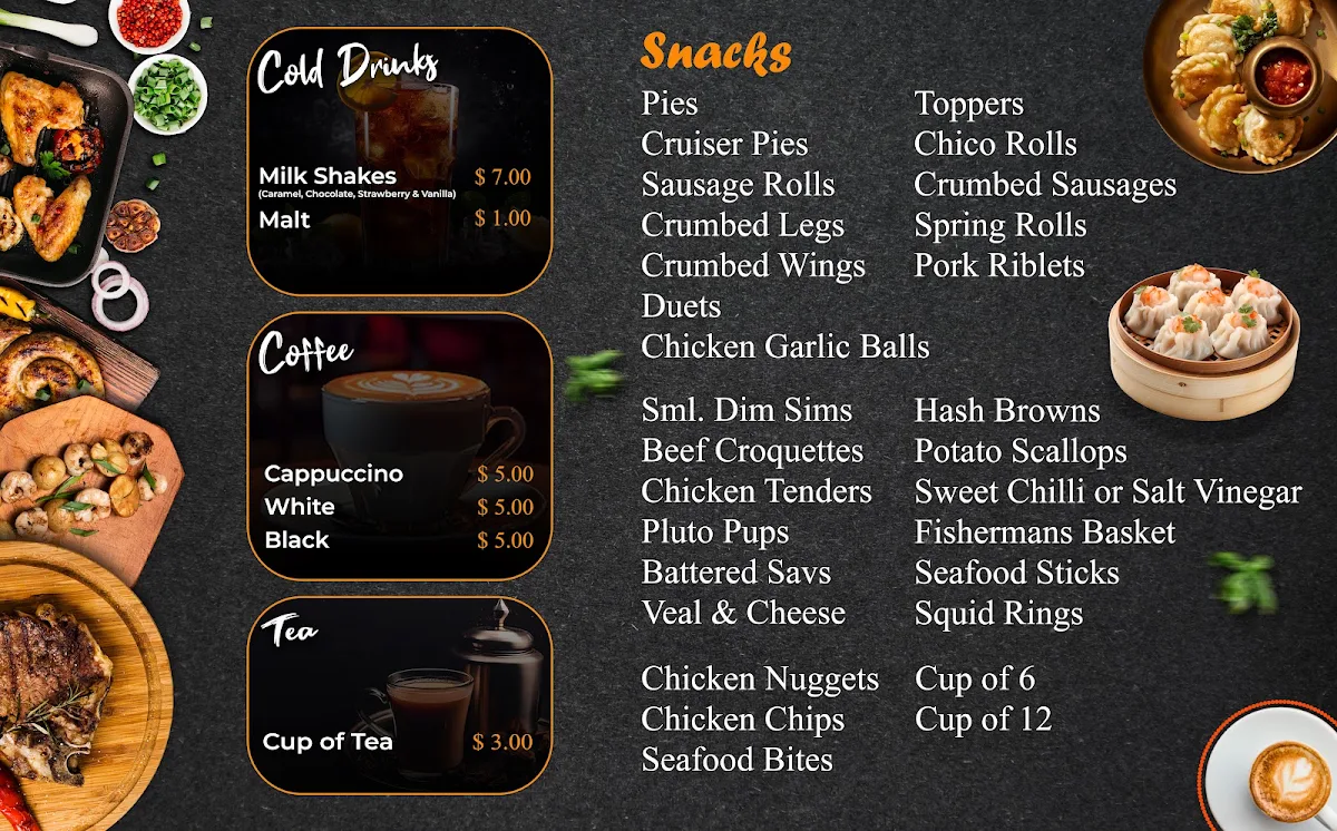 Menu, Ampol Mitchell