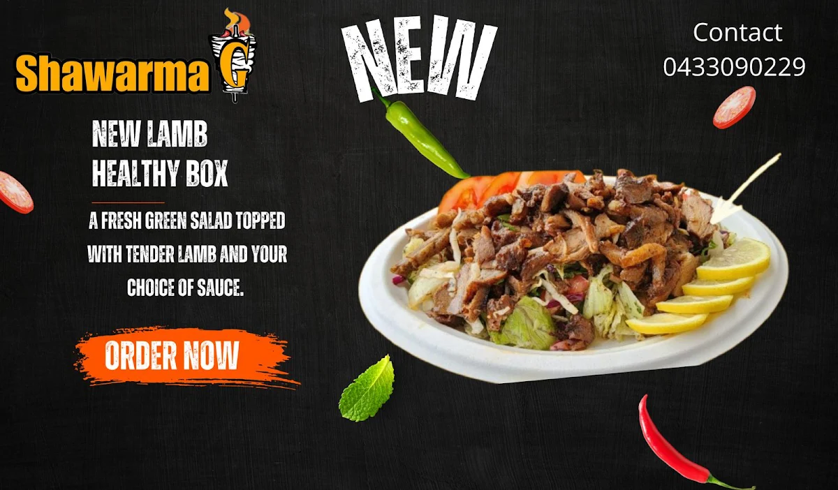 Menu, Shawarma G