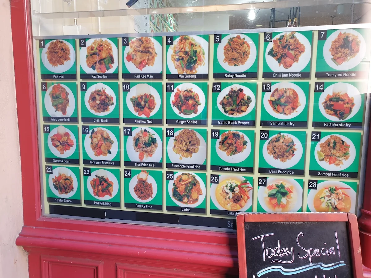 Menu, Thai Connection