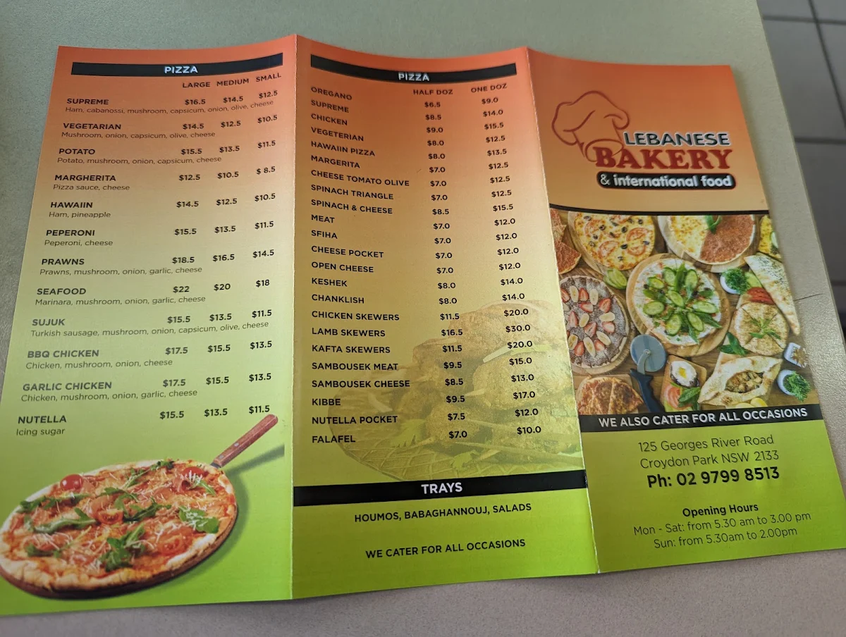 Menu photo 1