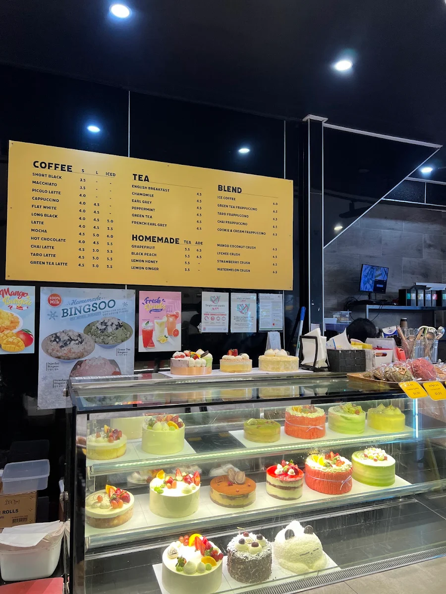 Menu, Bakery Cafe Cael Lidcombe