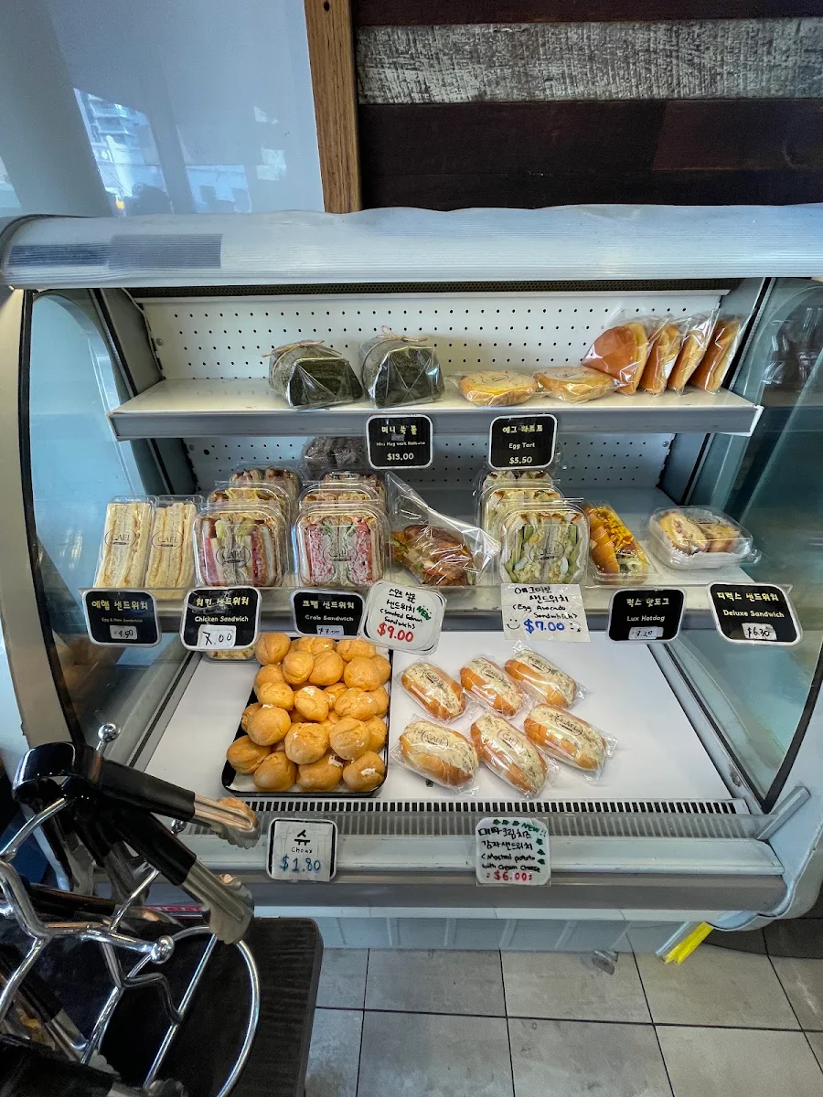 Menu, Bakery Cafe Cael Lidcombe