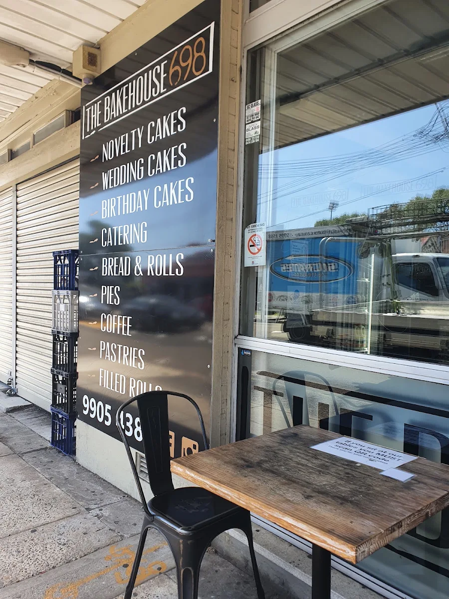 Menu, the bakehouse 698