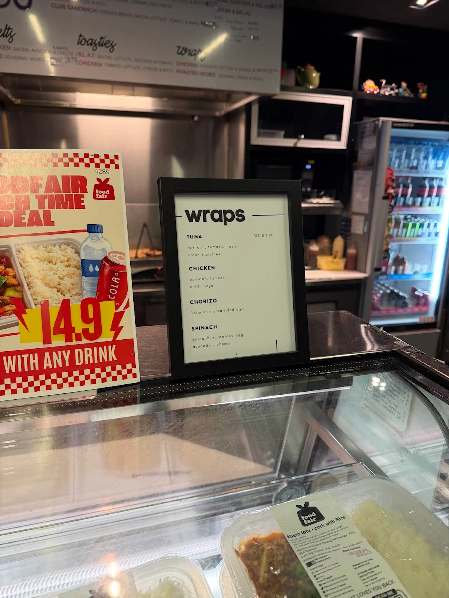 Menu, Espresso 7ty8