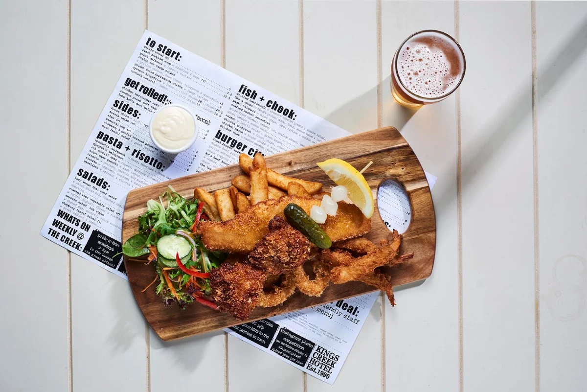 Menu, Kings Creek Hotel