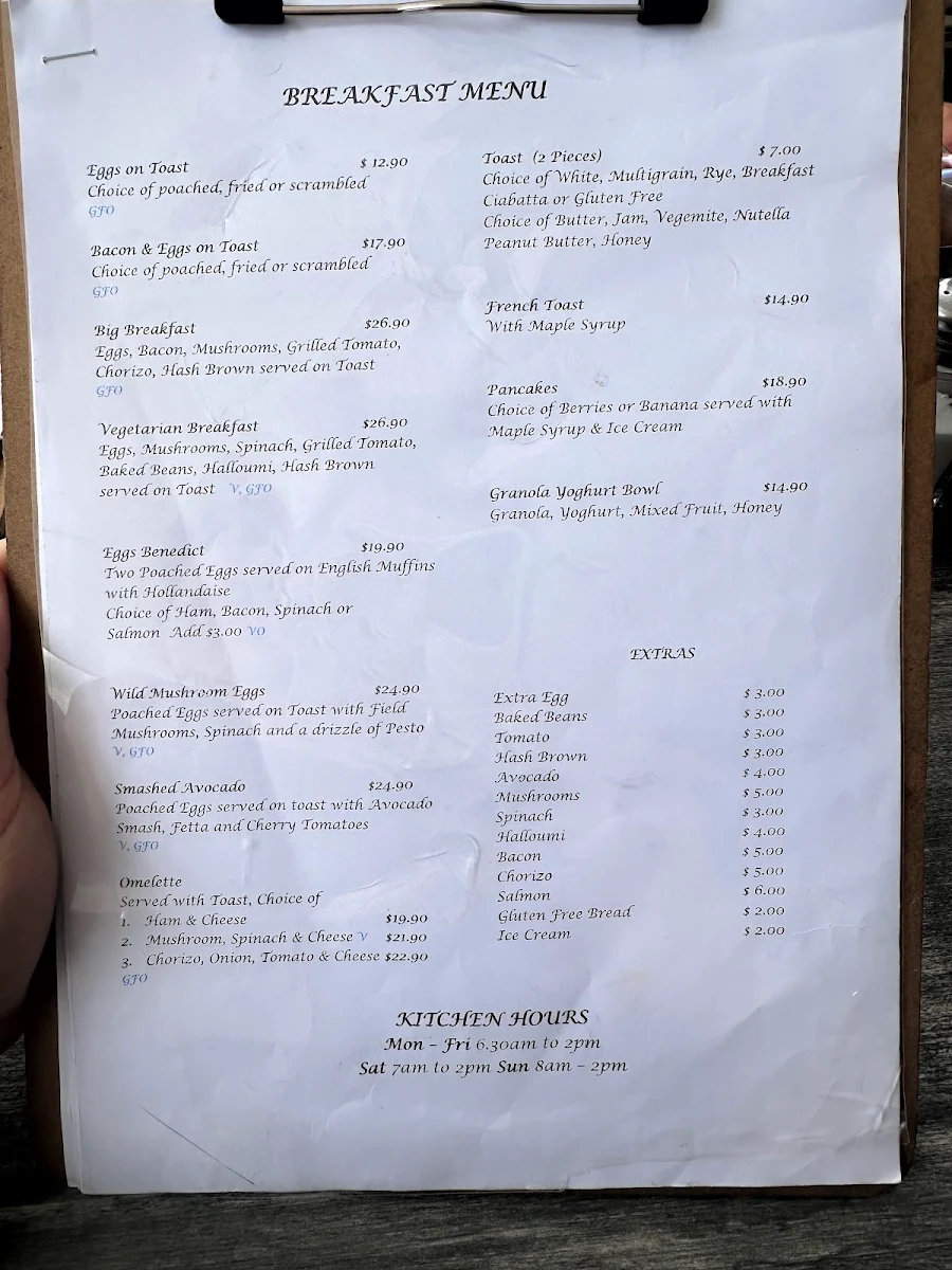 Menu, Station Grind