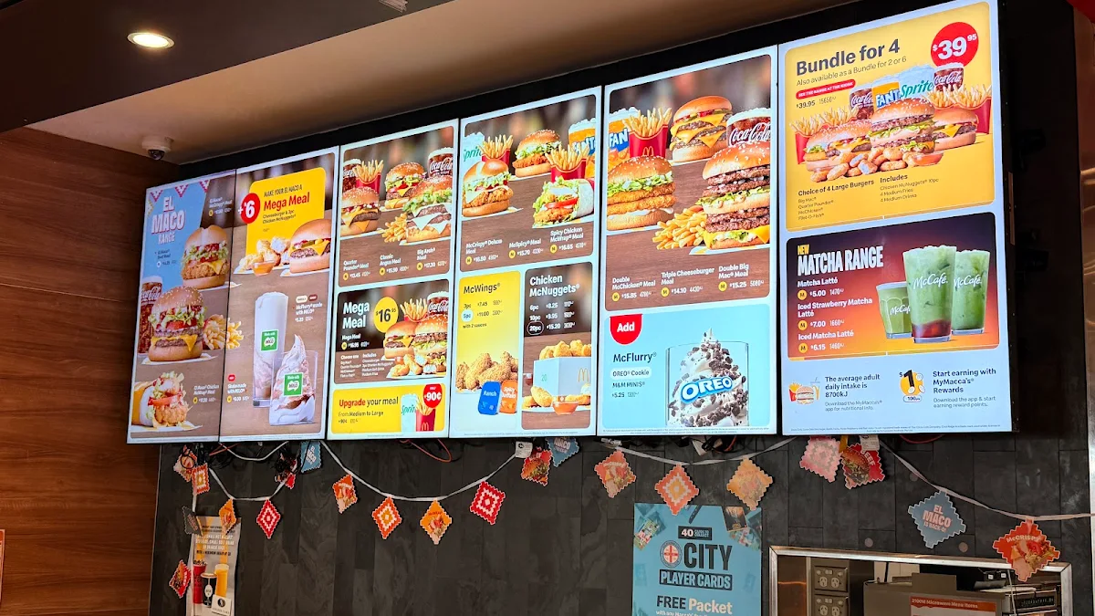 Menu, McDonald's Wollert