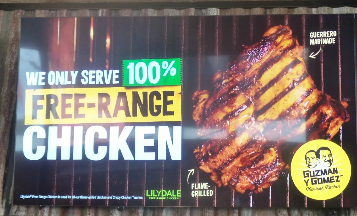Menu, Guzman y Gomez Carrum Downs DT