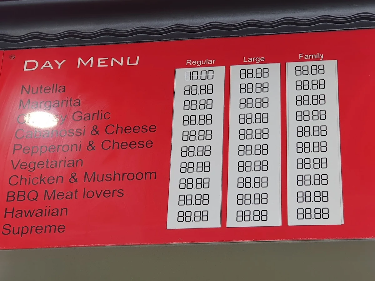 Menu, Lulu's Bakery Kingsgrove
