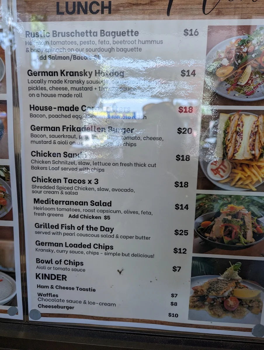 Menu, German Bakehouse Cooroy