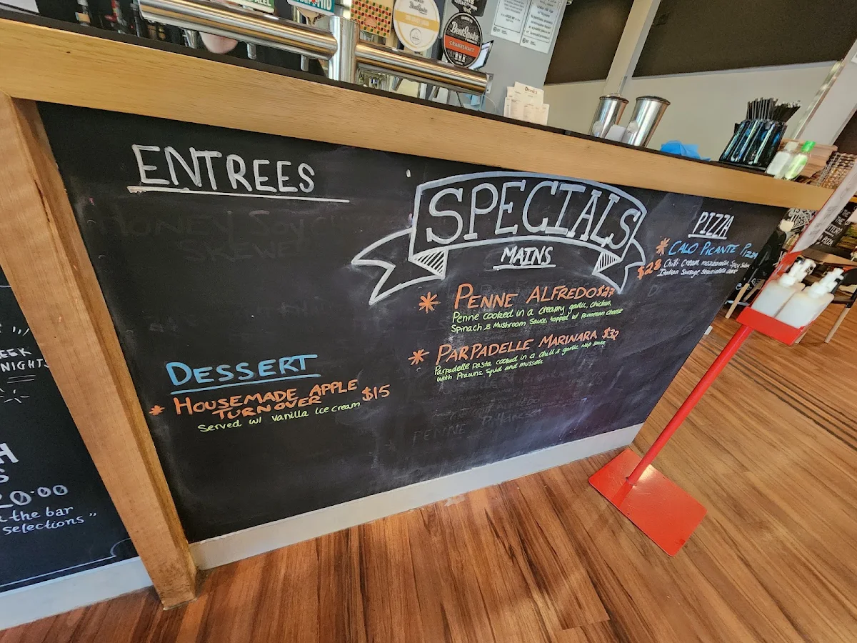 Menu, 3rd Space Hackett