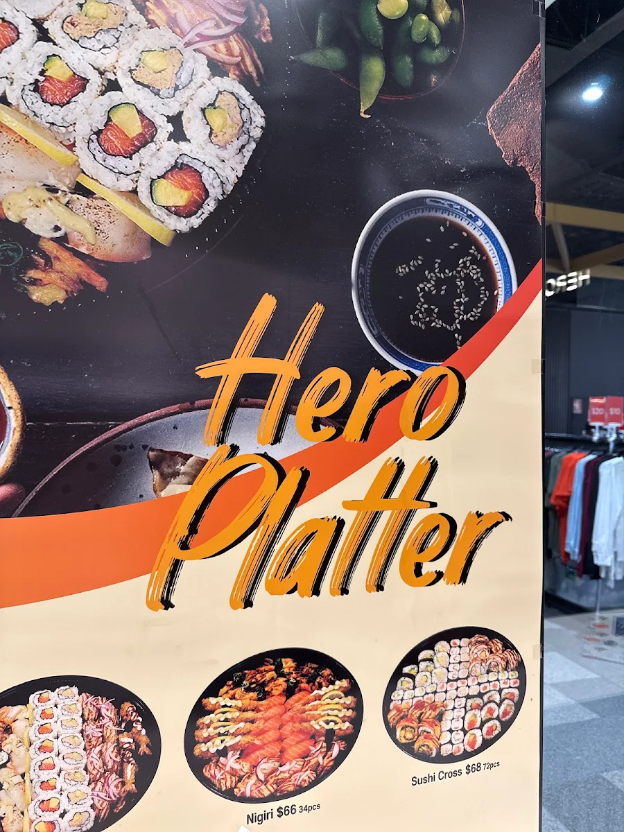 Menu, Hero Sushi