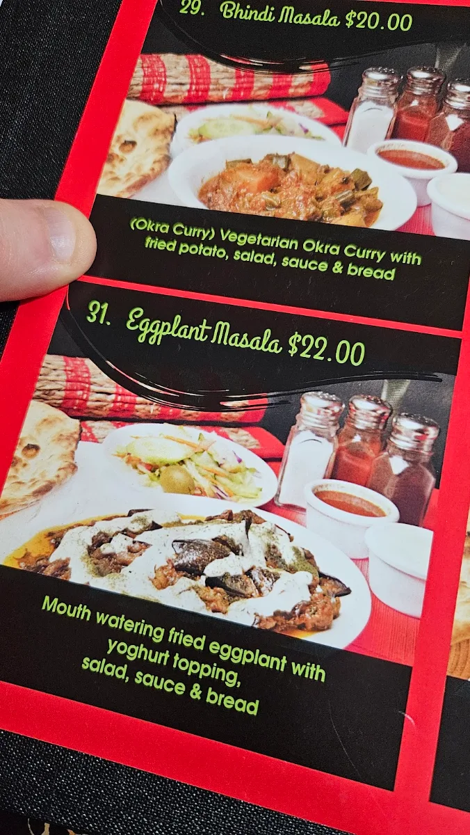 Menu, The Ghan Kebab House brighton