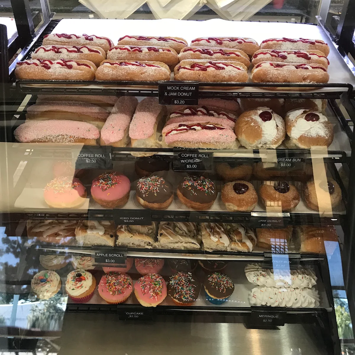 Menu, Dayboro Bakery