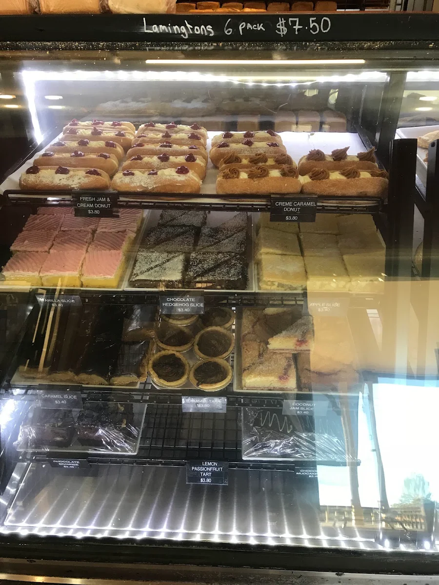 Menu, Dayboro Bakery