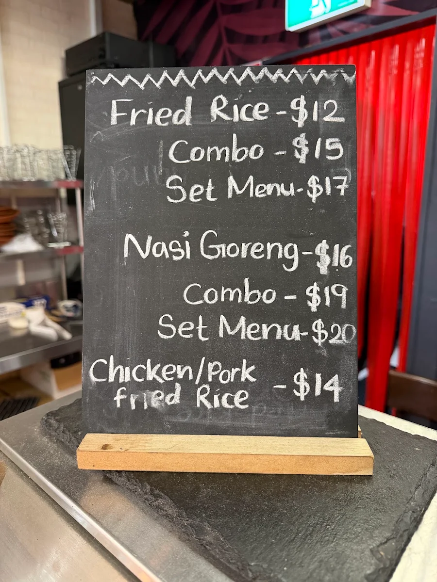 Menu, Spicy Paradise Clayton